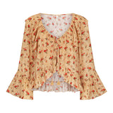 SPELL - Fleur Frill Blouse - Butterscotch