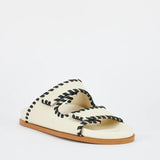 SOL SANA - Fontelina Footbed - Off White / Black Trim