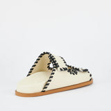 SOL SANA - Fontelina Footbed - Off White / Black Trim