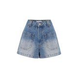 ROWIE - Gio Denim Shorts - Classic Wash