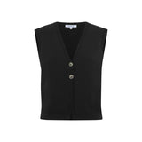 ROWIE - Goldie Knit Vest - Noir