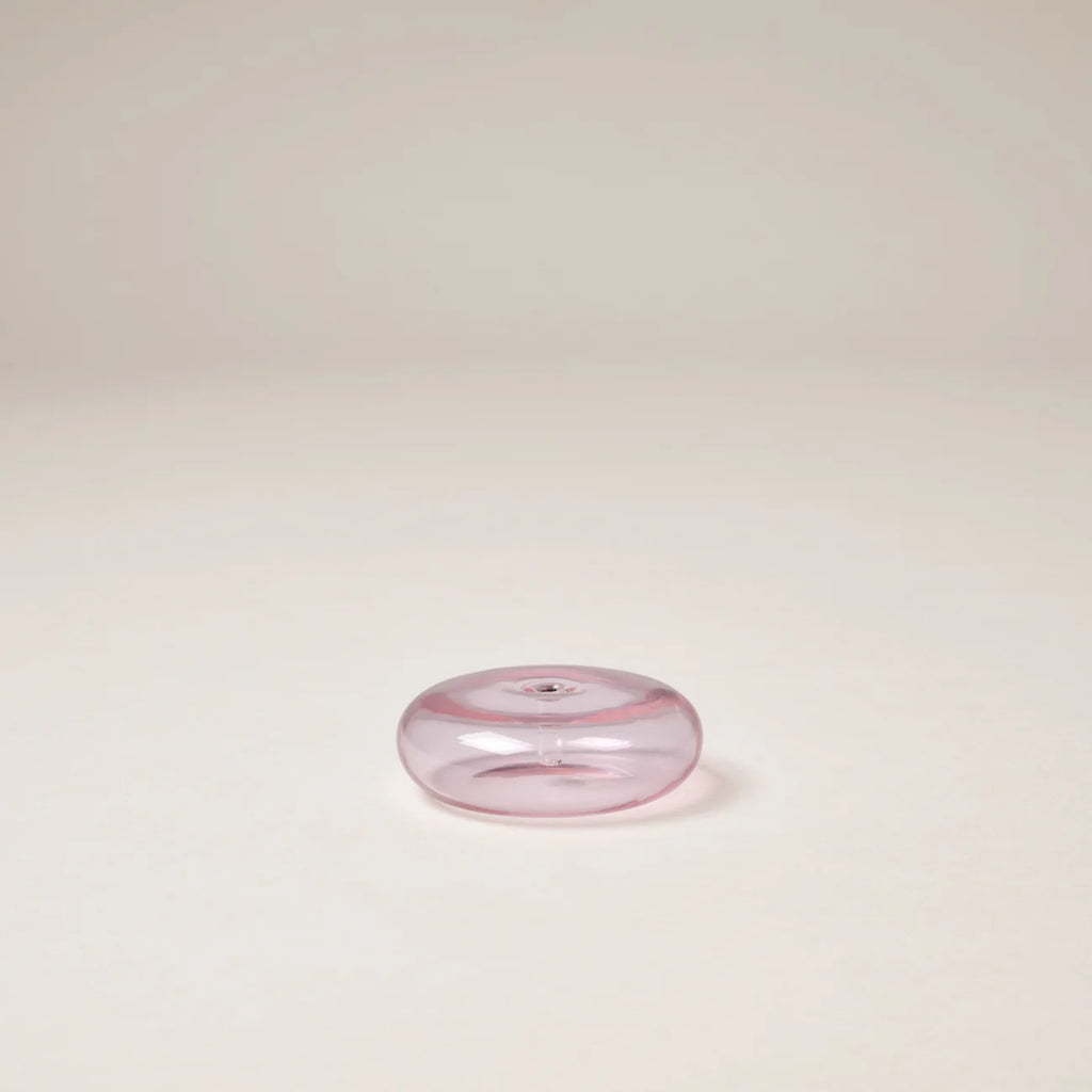 GENTLE HABITS - Glass Vessel Incense Holder - Pink