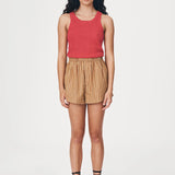 ROWIE - Hubert Knit Tank - Apple Red