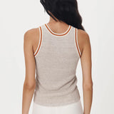 ROWIE - Hubert Knit Tank - Oat Marle