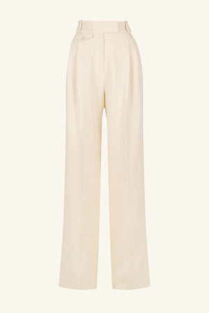 SHONA JOY - Irena High Waisted Tailored Pant - Rice