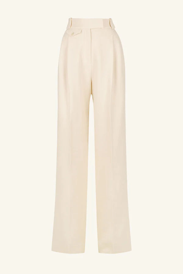 SHONA JOY - Irena High Waisted Tailored Pant - Rice