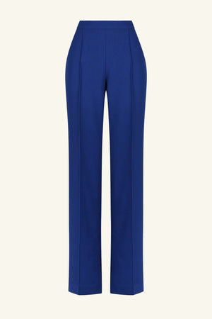 SHONA JOY - Irena Pintuck Straight Leg Pant - Azure