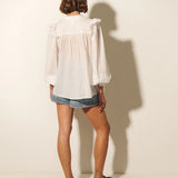 KIVARI - Isabella Blouse - White