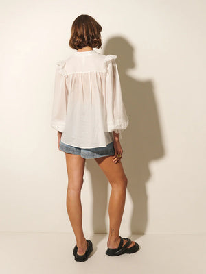 KIVARI - Isabella Blouse - White