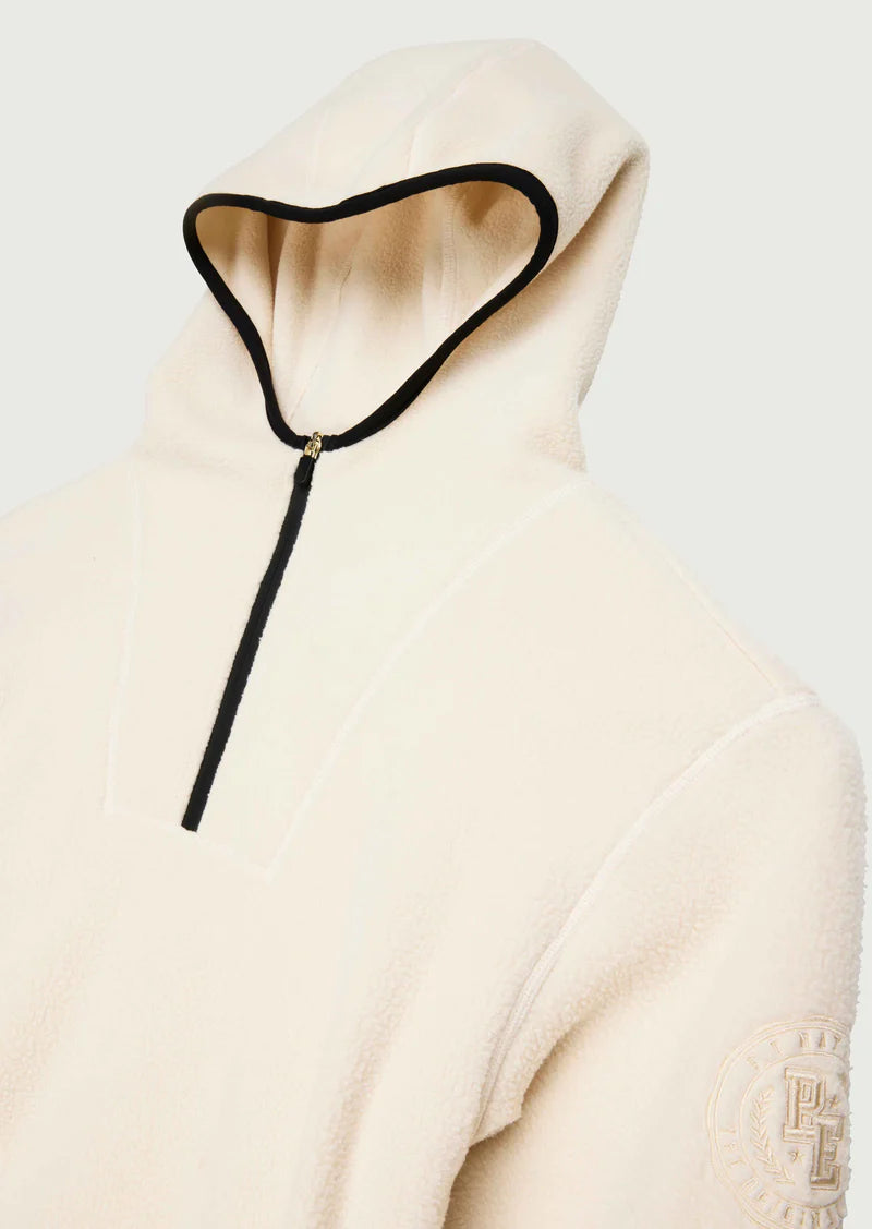 P.E NATION - Sherpa Hoodie - Pearled Ivory