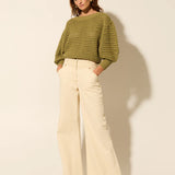 KIVARI - Lina Knit Sweater - Khaki