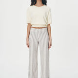 ROWIE - Loretta Knit Top - Creme