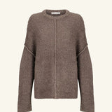 SHONA JOY - Marshan Relaxed Jumper - Granite