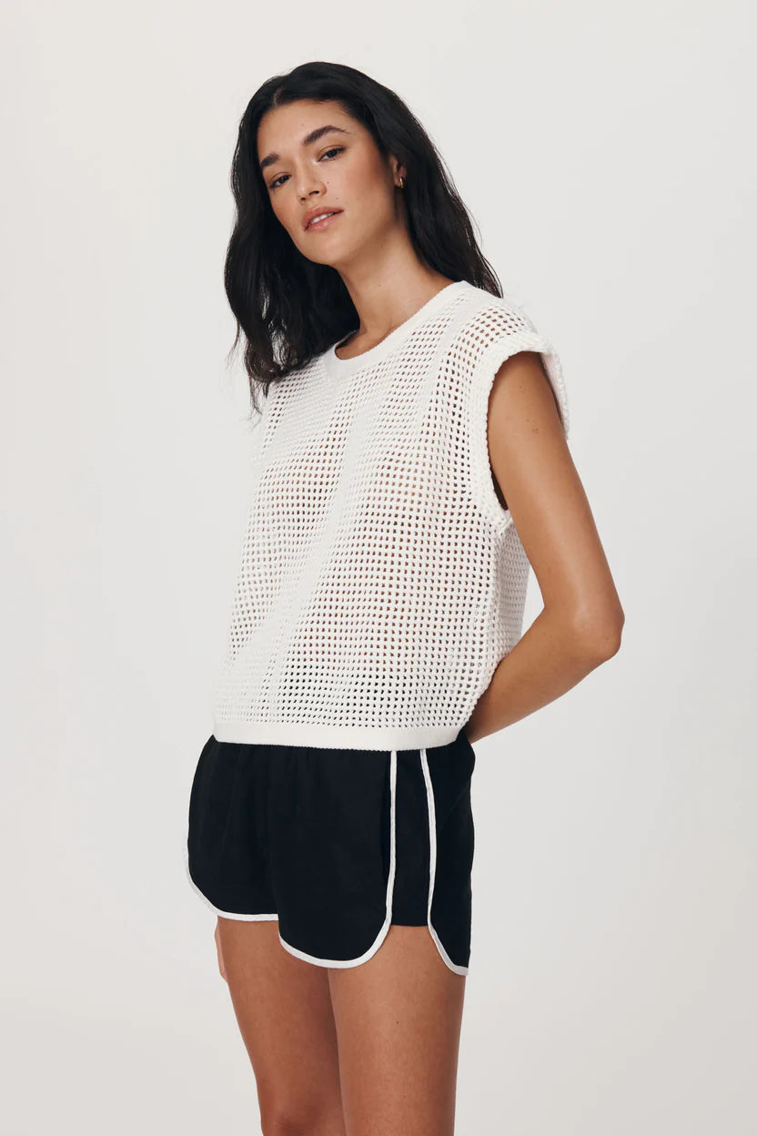 ROWIE - Mimi Knit Top - Bone