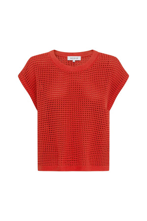 ROWIE - Mimi Knit Top - Candy Red