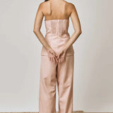 MON RENN - Mara Pant - Blush Pink