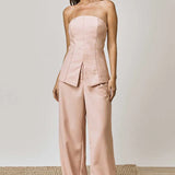 MON RENN - Mara Pant - Blush Pink