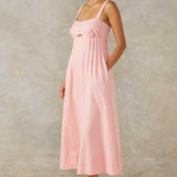 MON RENN - Sunlight Midi Dress - Blush Pink