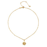 Satya - North Star Moonstone Starburst Necklace