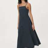 ROWIE - Nialley Organic Maxi Dress - Washed Black