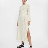 KIVARI - Noa Knit Dress - Ivory