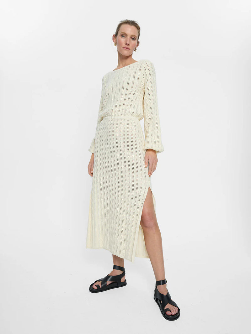 KIVARI - Noa Knit Dress - Ivory