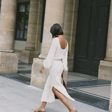 KIVARI - Noa Knit Dress - Ivory