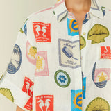 PALM NOOSA - Mirage Shirt - Holiday Stamp