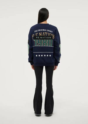 P.E NATION - Inglewood Sweat - Dark Navy