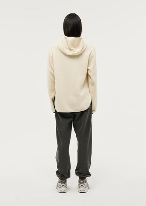 P.E NATION - Sherpa Hoodie - Pearled Ivory