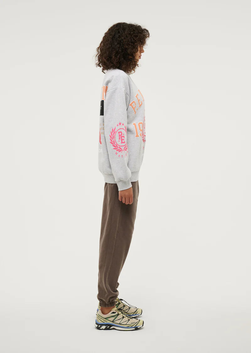 P.E NATION - Baltoro Sweat - Grey Marl