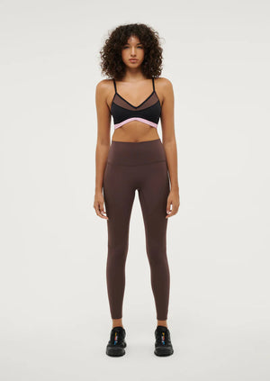 P.E NATION - Free Play Full Length Legging - Chestnut