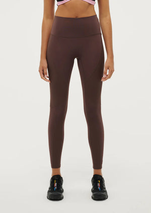 P.E NATION - Free Play Full Length Legging - Chestnut