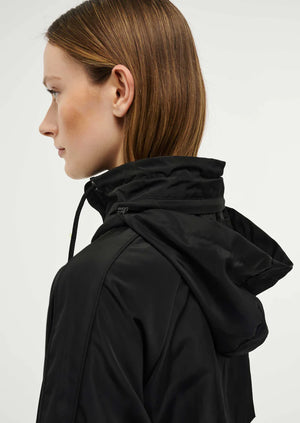 P.E NATION - Mid Length Man Down Jacket - Black