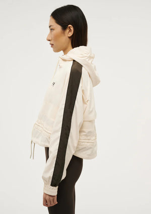 P.E NATION - Cropped Man Down Jacket - Whisper White