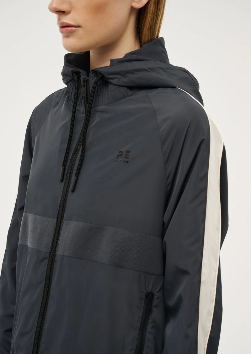 P.E NATION - Man Down Jacket - Marine Blue