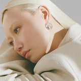 Porter - Caterpillar Earrings - Silver