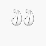 PORTER - Blob Earrings - Silver