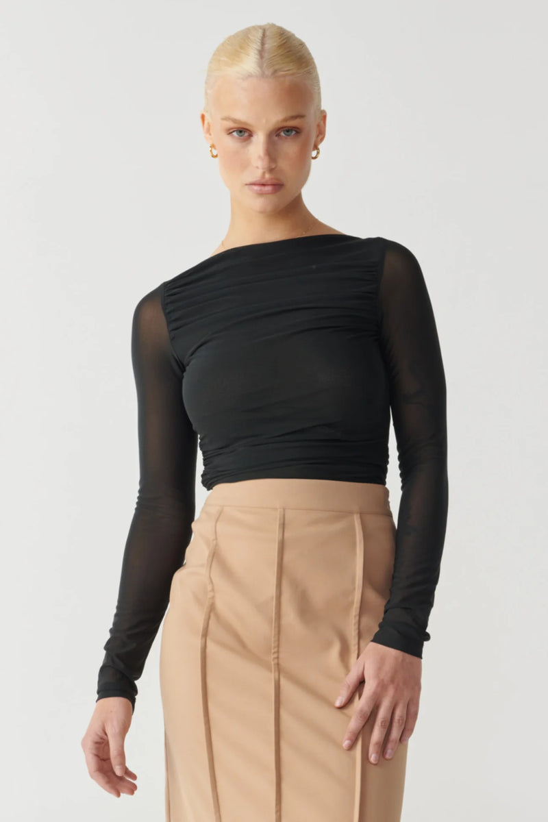 RAEF - Emery LS Top - Black