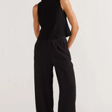 STAPLE THE LABEL - Realm Wide Leg Pants - Black