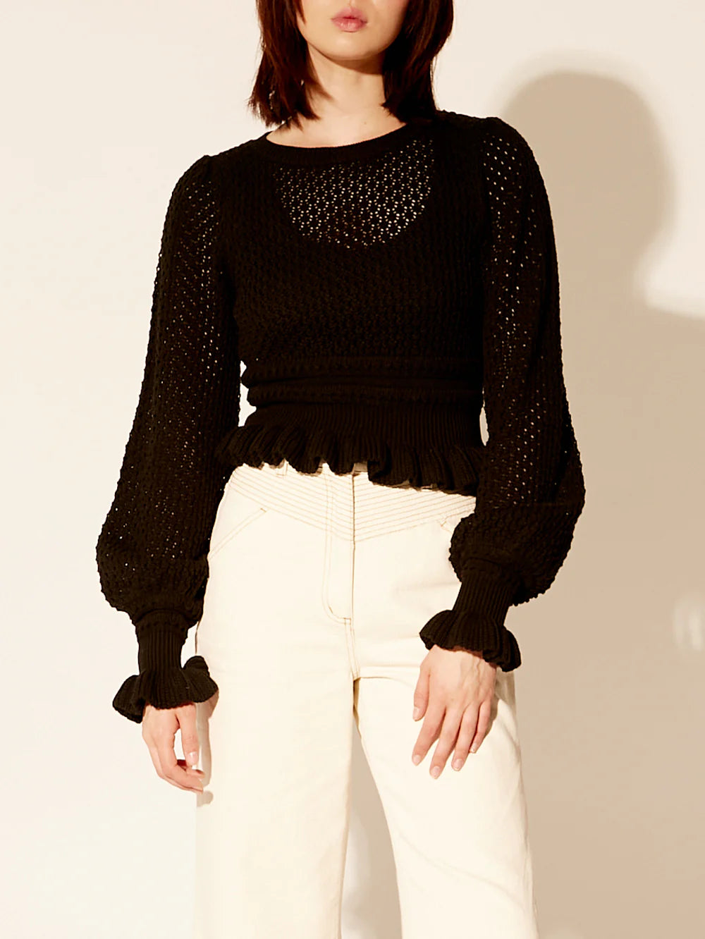 KIVARI - Rafaela Knit Top - Black