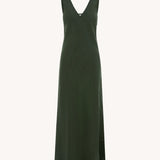 Rowie - Regina Midi Dress - Olive