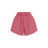 ROWIE - Rocco Stripe Boxer Shorts - Cherry Red