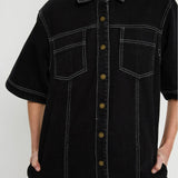 KIVARI - Rowyn Shirt Dress - Black