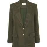 AUGUSTE - Toni Relaxed Blazer - Deep Olive