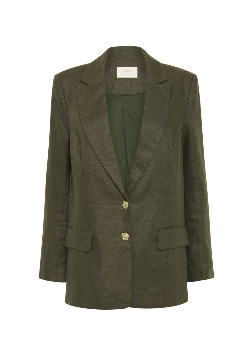 AUGUSTE - Toni Relaxed Blazer - Deep Olive