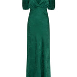 AUGUSTE - Pamela Midi Dress - Emerald Green