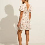 AUGUSTE - Pepper Mini Dress - Ivory Isla Floral