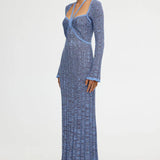 SIGNIFICANT OTHER - Dua Maxi Dress - Periwinkle Marle