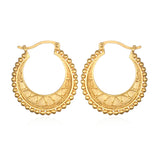 Satya - Interwoven Gold Hoop Earrings